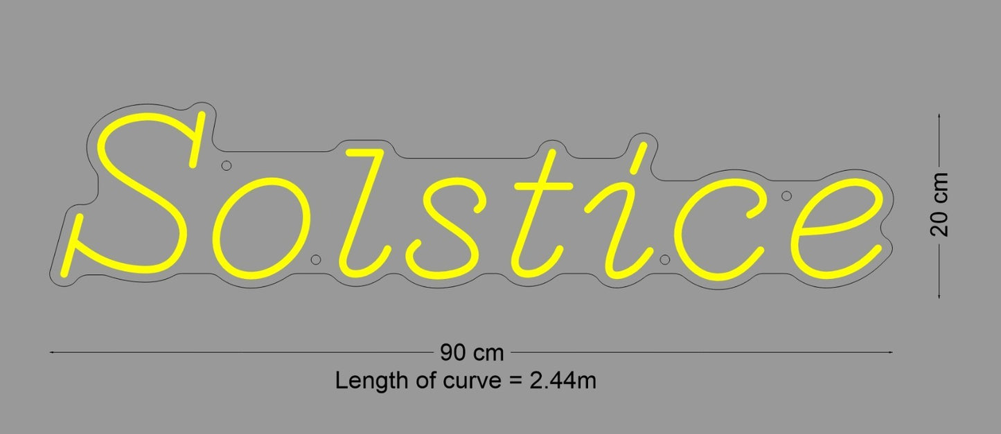 Custom Sign: Solstice