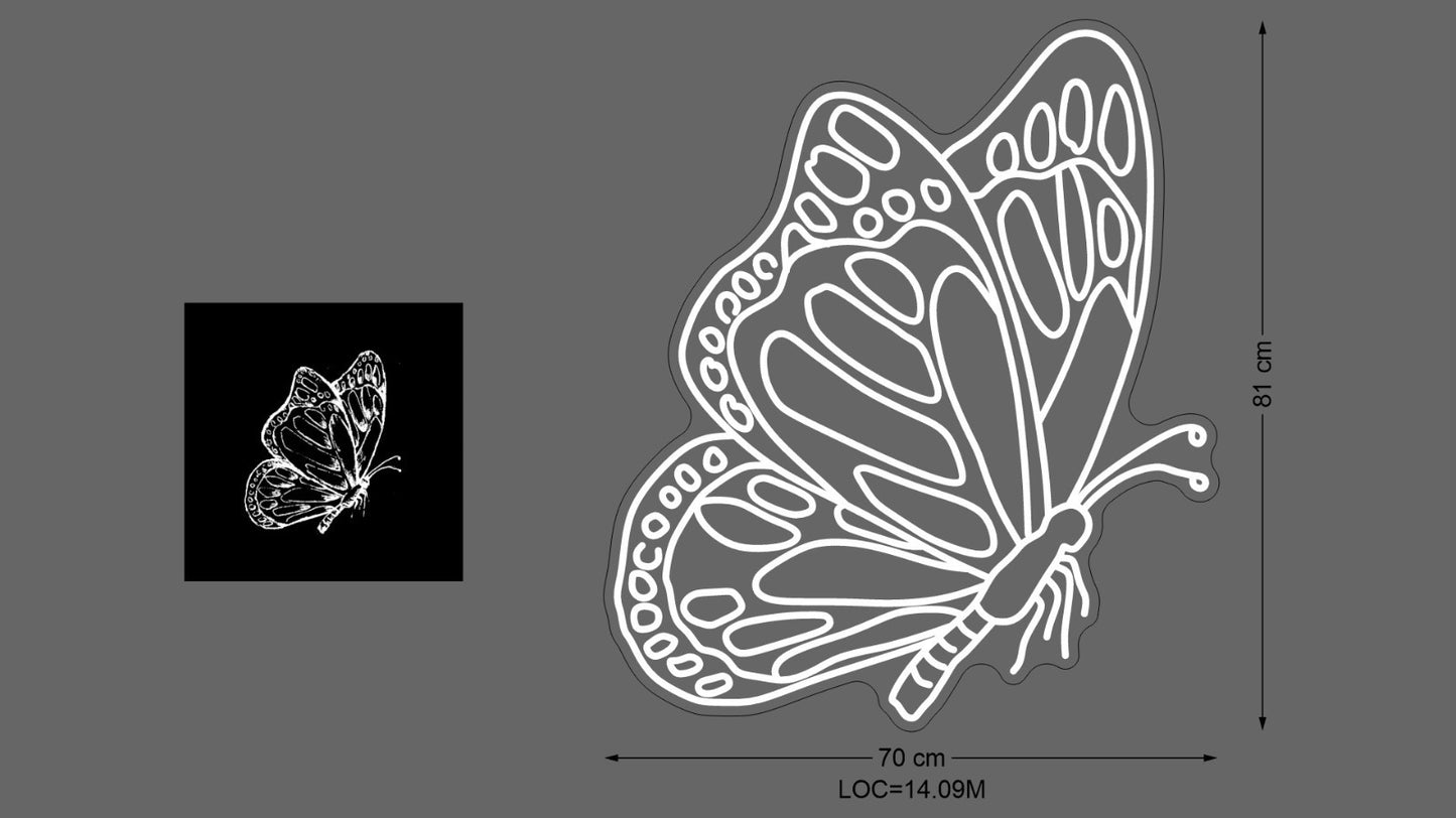 Custom Sign: Butterfly